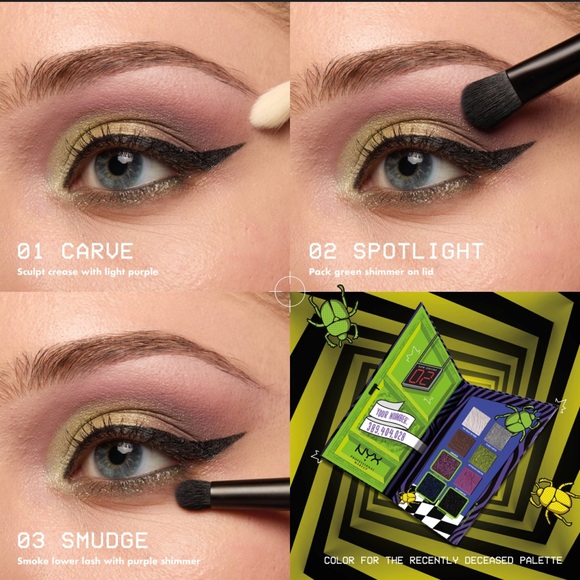 NYX Professional Makeup x Beetlejuice “Color for the Recently Deceased” Palette - Picture 5 of 15